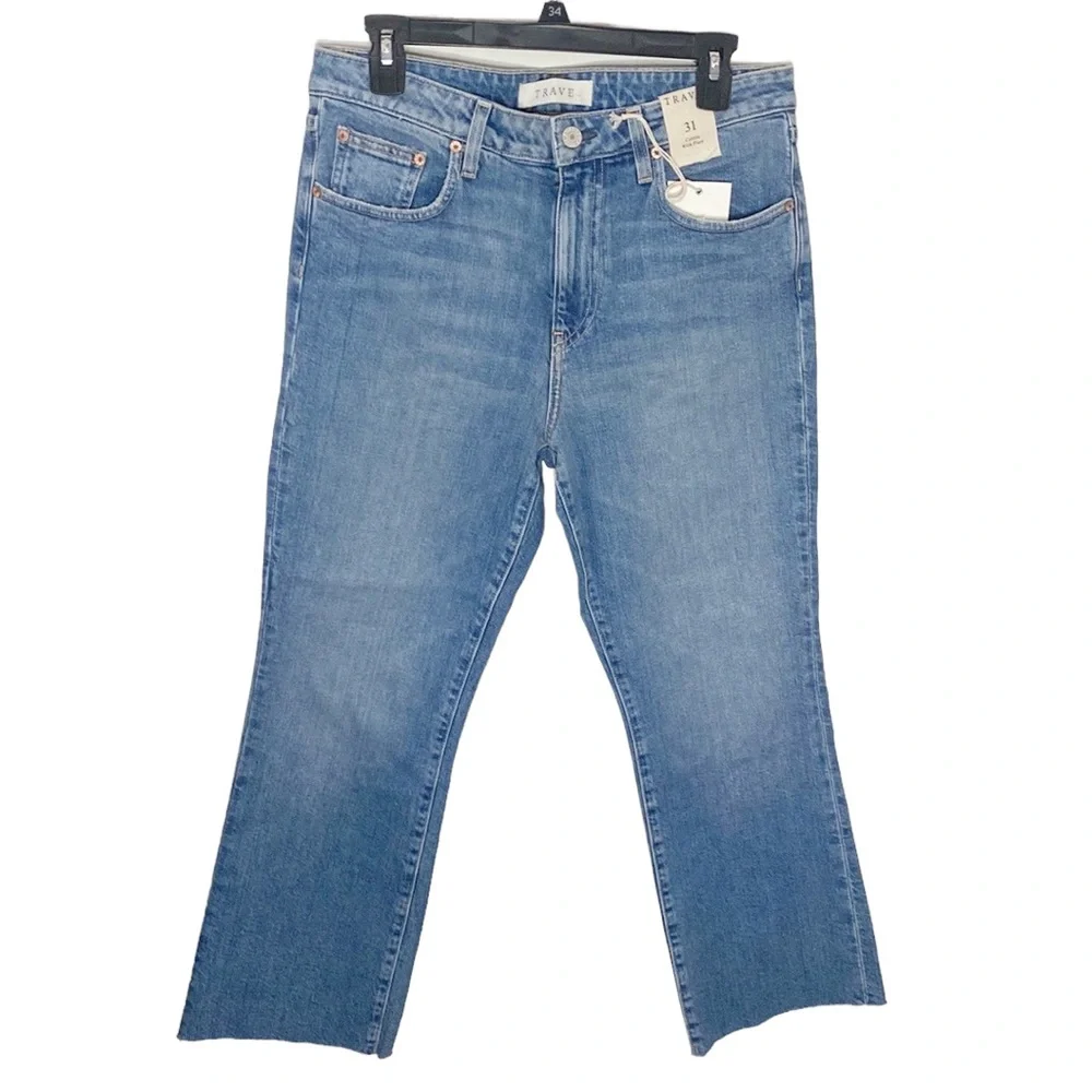 Trave Collette Kick Flare jeans in Seaside Blue size 31